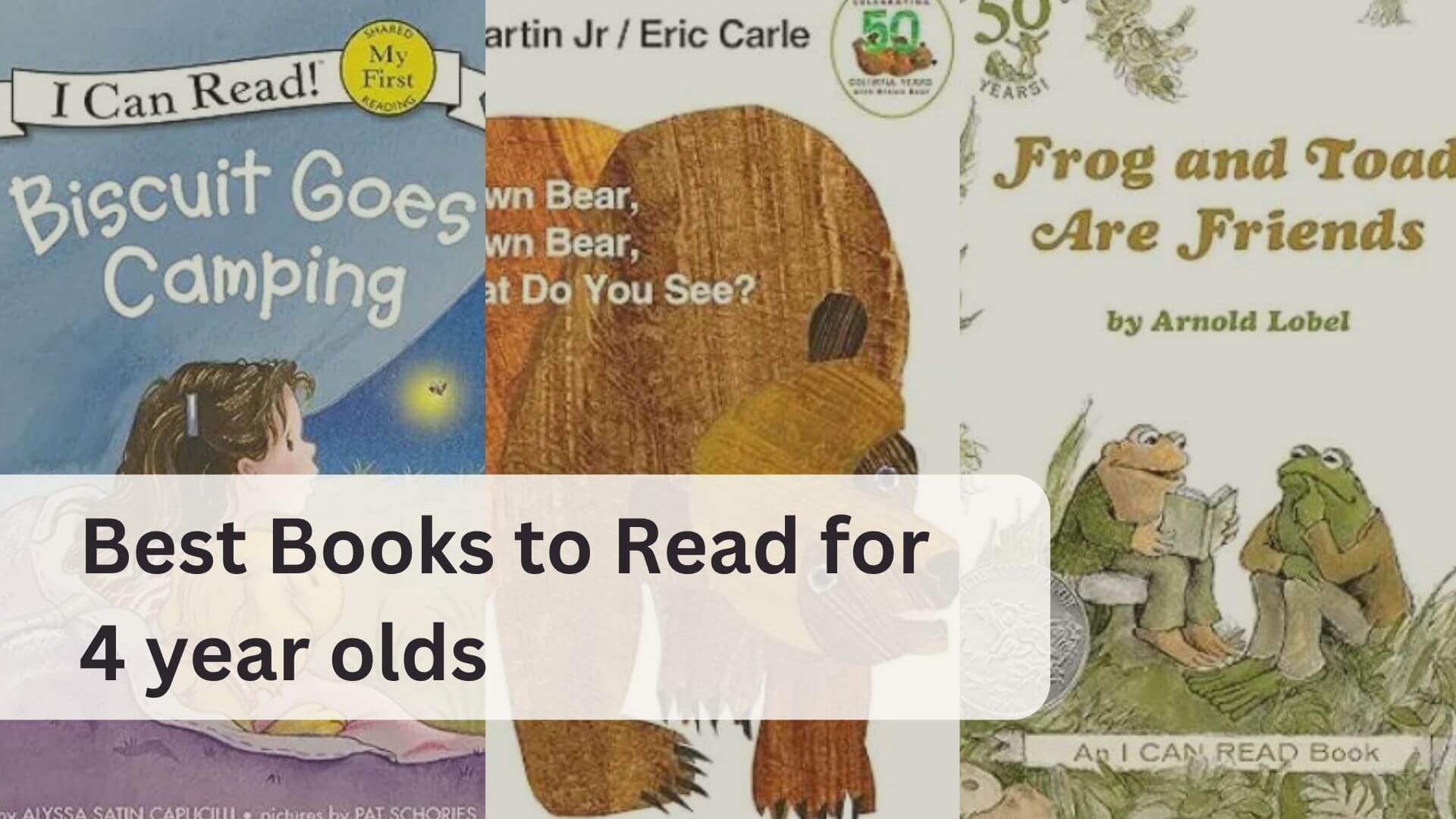 Books to read for 4 year olds recommended by teachers